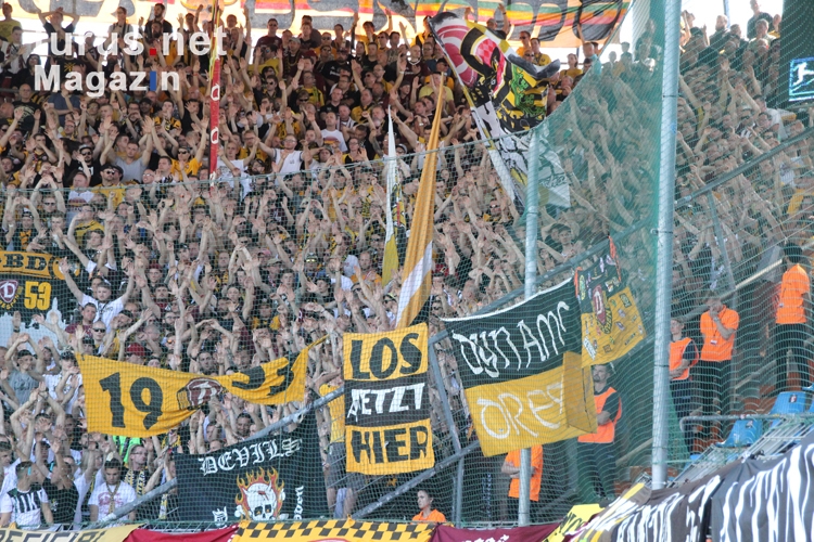 Dresden Fans Ultras in Bochum August 2017