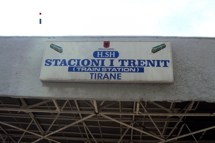 Stacioni i Trenit Tirane, Bahnhof der albanischen Hauptstadt Tirana, Albanien