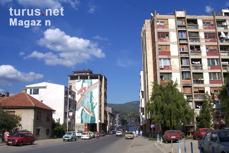 Die Stadt Pirot im Südosten Serbiens
