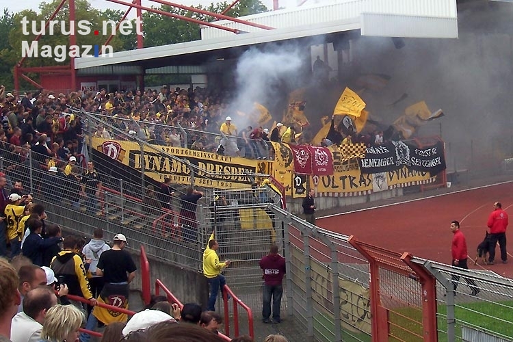 Dynamo Dresden Fans in Oberhausen
