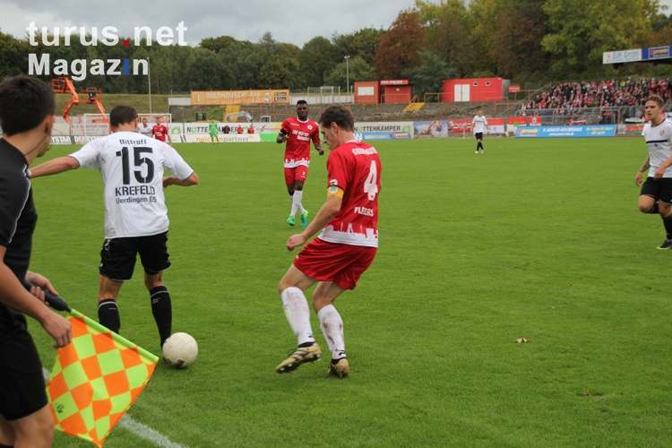 Spielszenen Oberhausen gegen Krefeld 08-10-2017