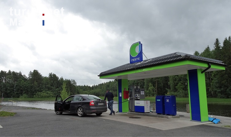 Tankstelle in Finnland