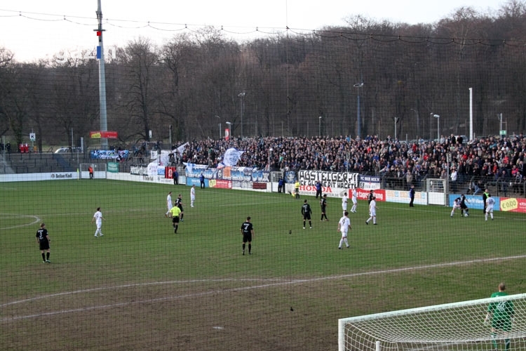 Babelsberg 03 - Kickers Offenbach, Blick vom Block O aus, 2011/12