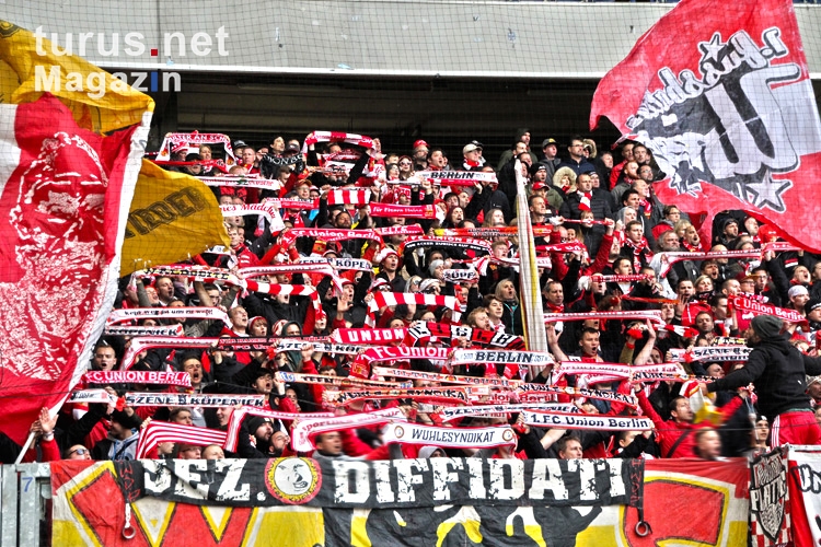Union Berlin Fans in Duisburg