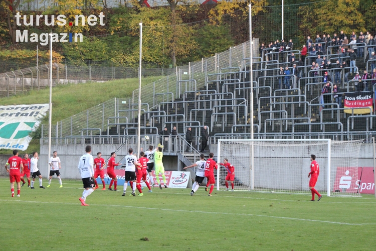 Spielszenen Wuppertaler SV gegen den KFC Uerdingen Oktober 2017