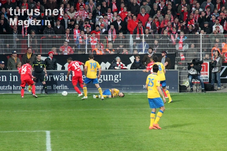 Emotionen beim Spiel gegen Eintracht Braunschweig