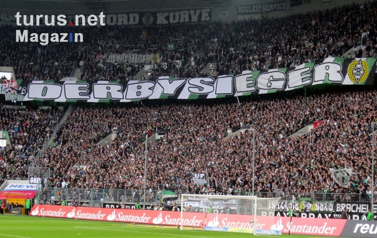 Derbysieger Banner: BMG - Köln