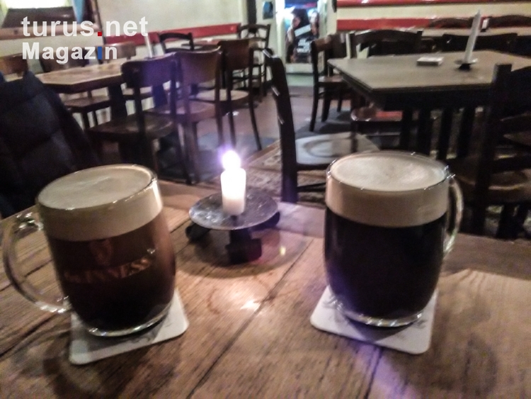Irisches Bier im Irish Pub