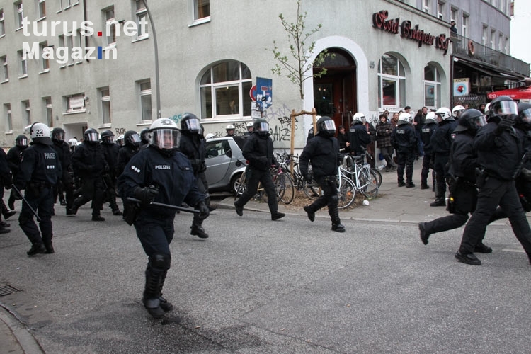 Laufeinsatz der Hamburger Polizei