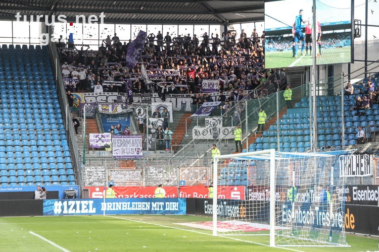 Erzgebirge Aue Fans in Bochum 27-04-2018