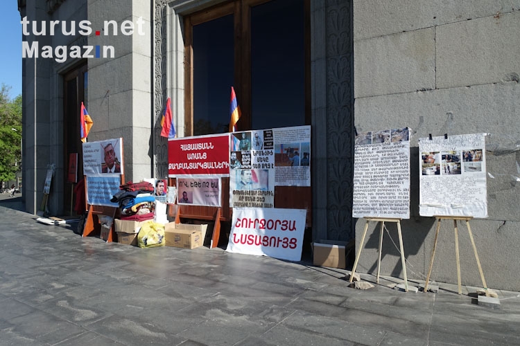 Politischer Protest in Jerewan