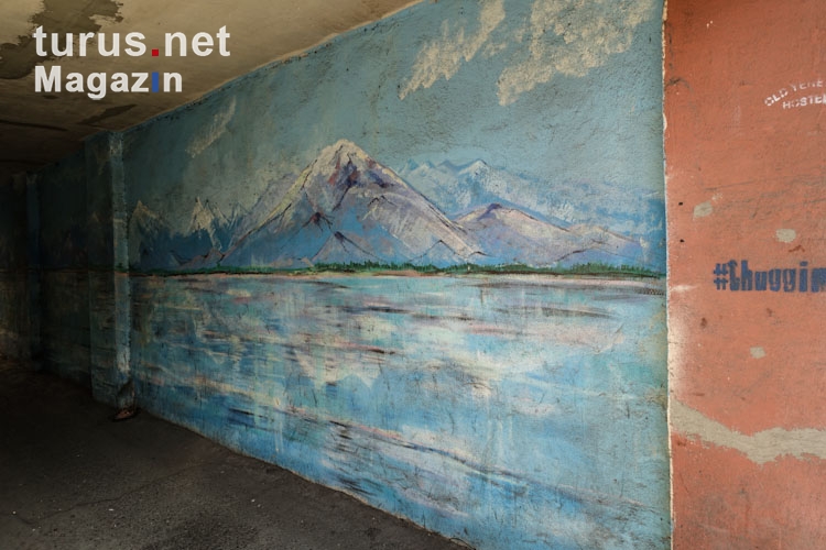 Wandmalerei in Jerewan