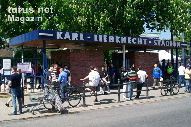 Karl-Liebknecht-Stadion in Babelsberg