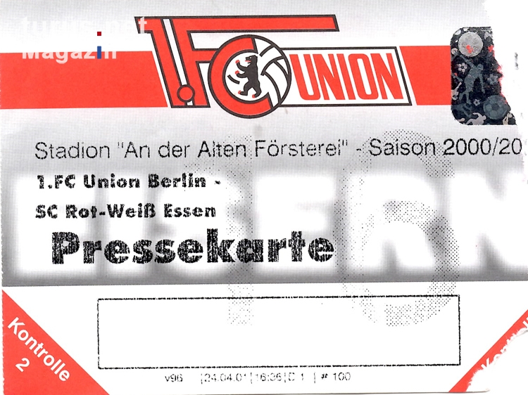 1. FC Union Berlin vs. Rot-Weiss Essen