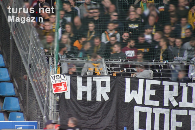 Ihr werdet von uns hören oder auch nicht - Dresden DFB Protest