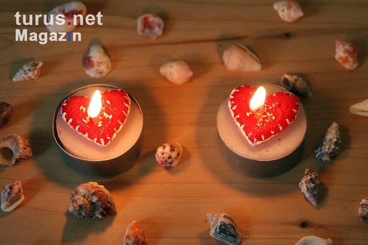 Kerzen mit Liebe / für die Liebe