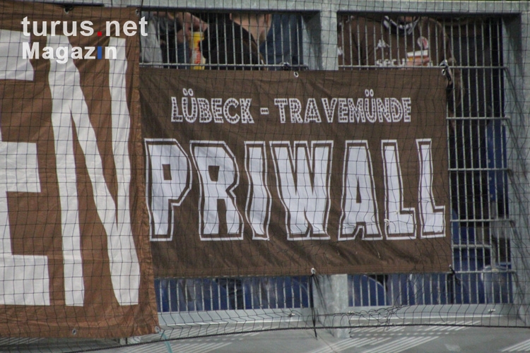 St. Pauli Fans Priwall Zaunfahne