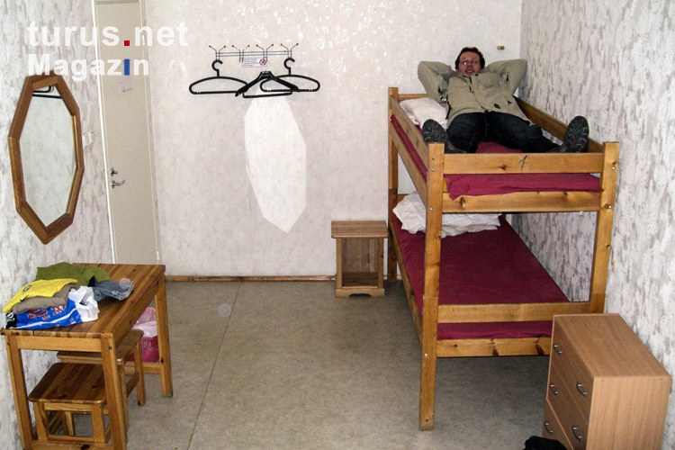 Hochbett in einem Hostel in Tallinn