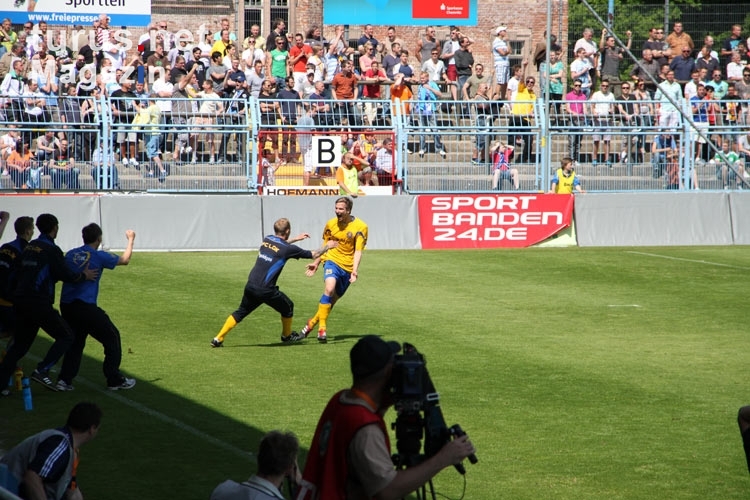 1:0 für den 1. FC Lok Leipzig bei Fortuna Chemnitz