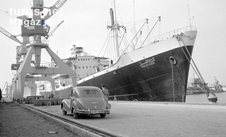 Überseehafen in Rostock (50er Jahre)
