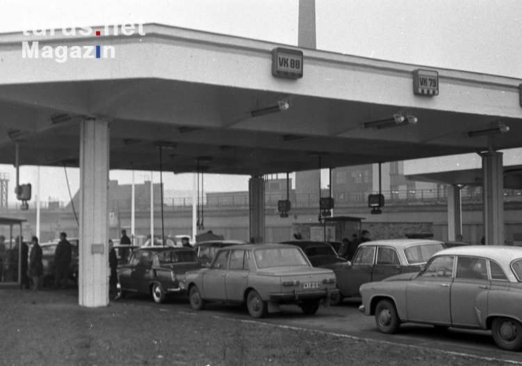 Tankstelle in der DDR (1970)