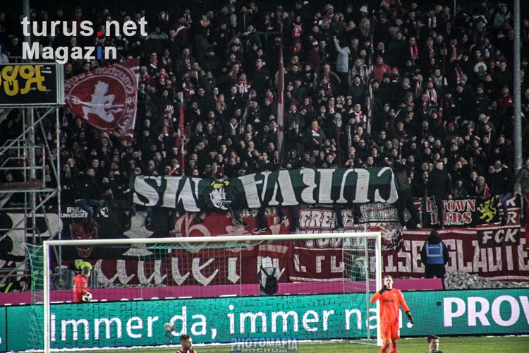FCK-Fans präsentieren SCP-Banner