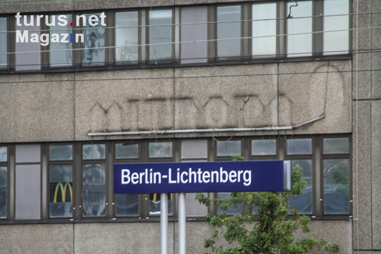 Mitropa-Schriftzug Bahnhof Lichtenberg