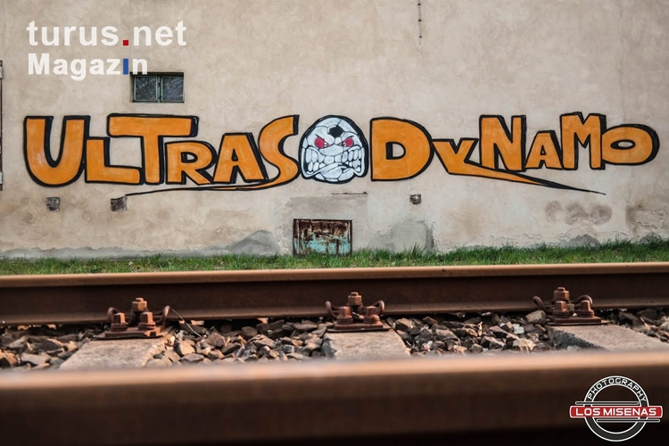 Graffiti der SG Dynamo Dresden