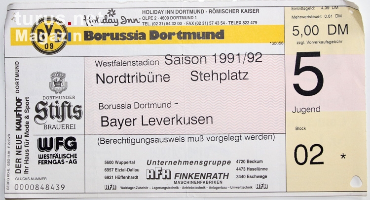 Borussia Dortmund vs. TSV Bayer 04 Leverkusen