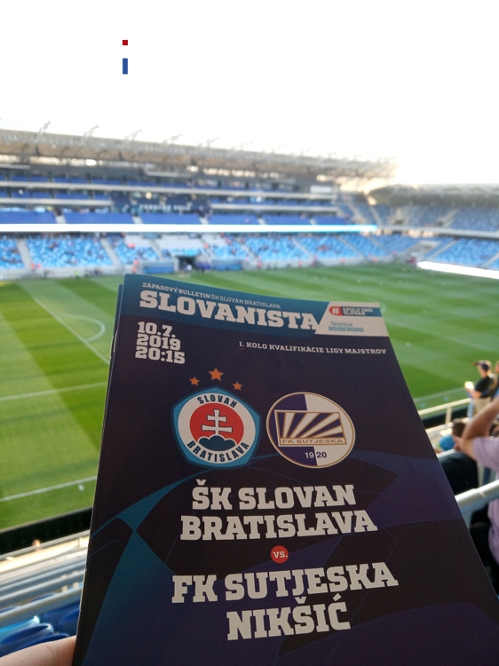 ŠK Slovan Bratislava vs. FK Sutjeska Nikšić