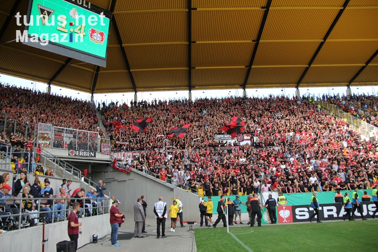 Bayer 04 Fans Support in Aachen 2019