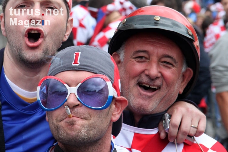 Kroatische Gesichter zur EURO 2012 in Polen