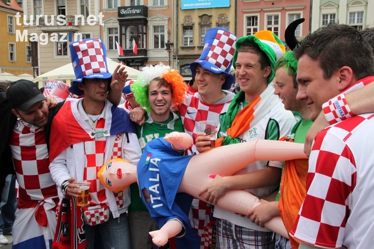 Diese Kroaten und Iren haben verdammt viel Spaß!