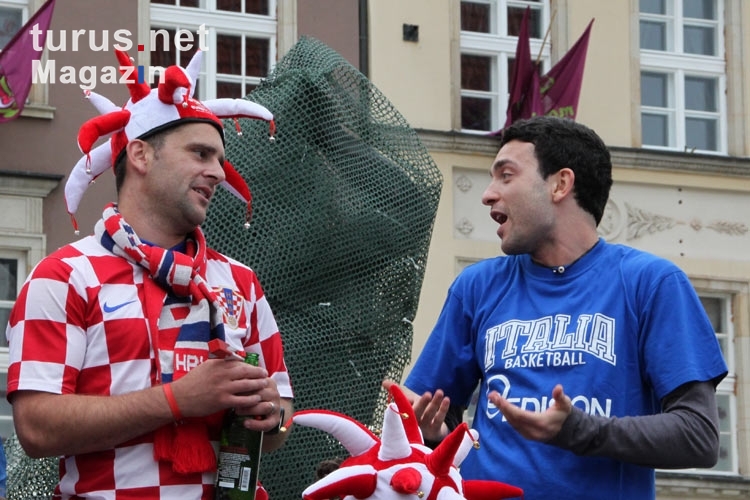 Hrvatska oder Italia? Wer ist besser? Fantechnisch definitiv die Kroaten!
