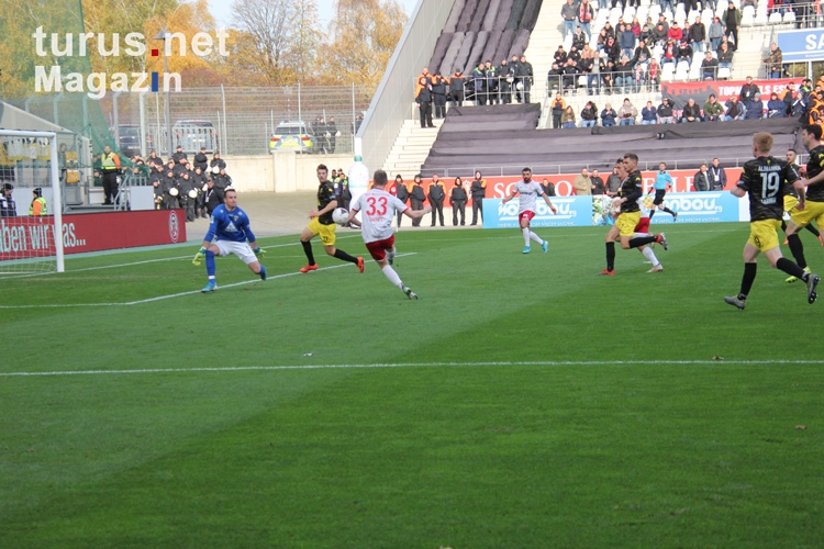Spielfotos RWE gegen Aachen 16-11-2019