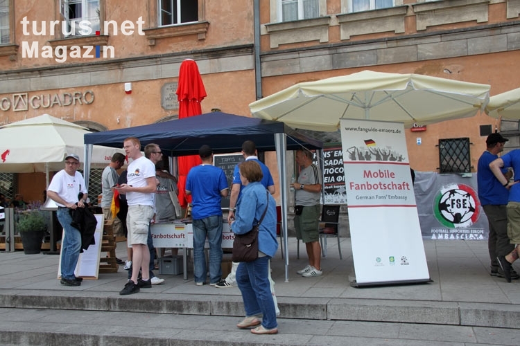 Deutsche Mobile Fanbotschaft in Warschau