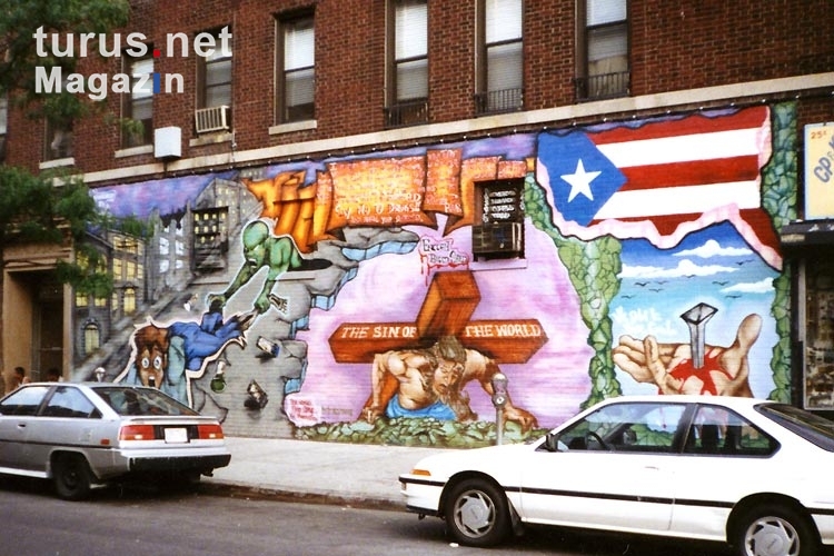 Graffiti in der New Yorker Bronx (1993)