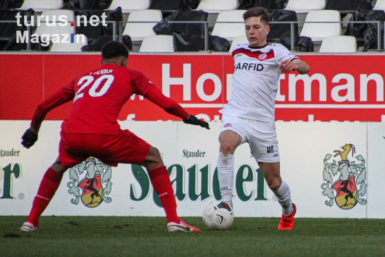 Sandro Plechaty Rot-Weiss Essen vs. FC Köln II Spielfotos