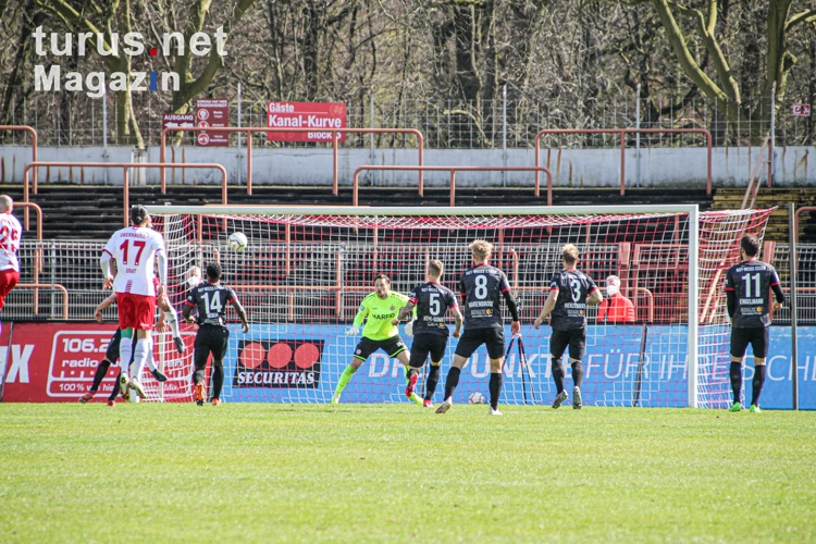 Rot-Weiß Oberhausen vs. Rot-Weiss Essen 27-03-2021 Spielszenen