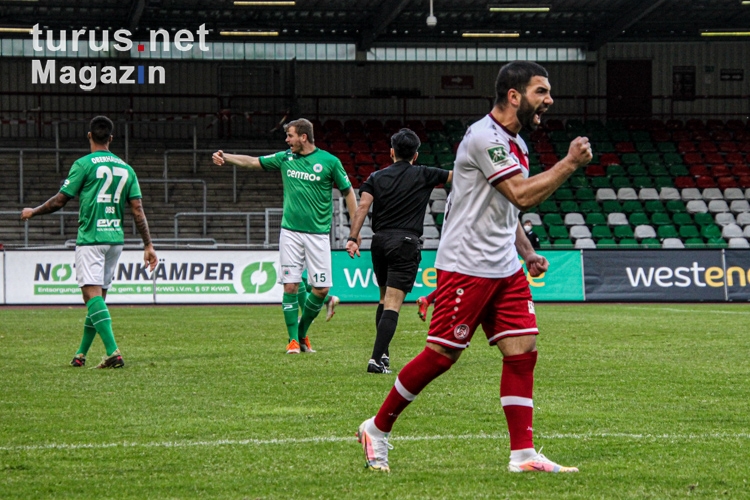 Oguzhan Kefkir RWO gegen RWE Niederrheinpokal Viertelfinale 12-05-2021 Spielszenen