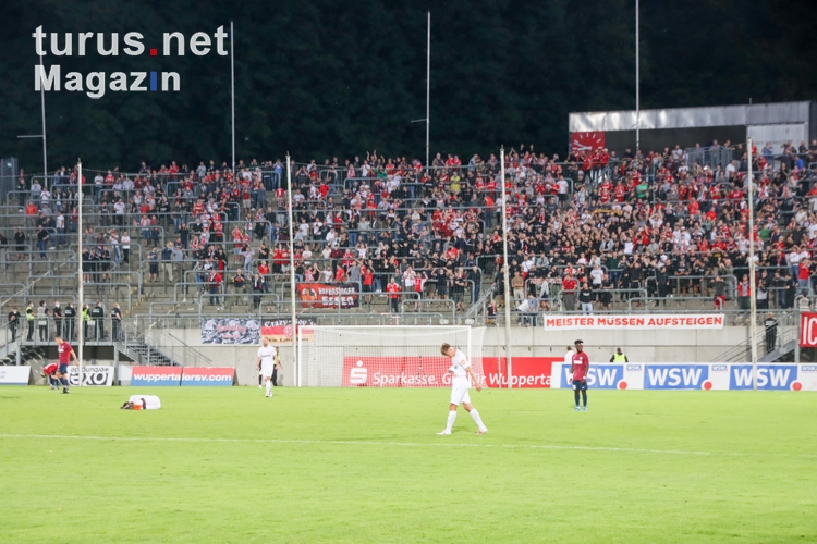 RWE Fans in Wuppertal 25-08-2021 