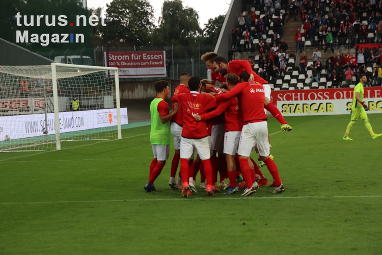 Rot-Weiss Essen vs. Foruna Köln 29-08-2021 Spielszenen