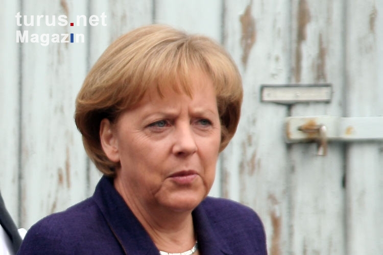Bundeskanzlerin Angela Merkel in Hohenschönhausen