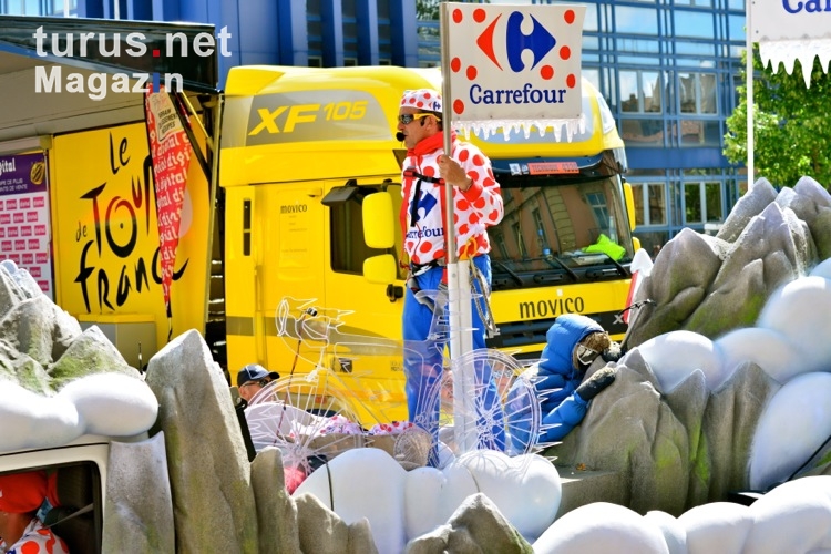 Werbekarawane auf der 99. Tour de France 2012