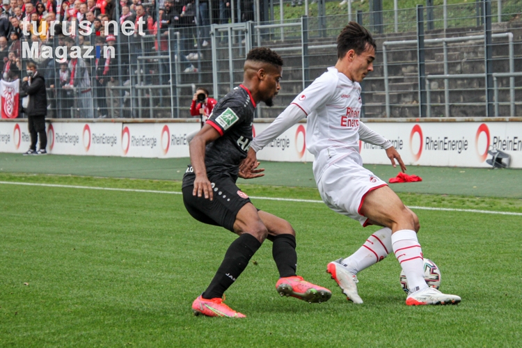 Isaiah Young 1. FC Köln U21 vs. Rot-Weiss Essen Spielfotos 23-10-2021