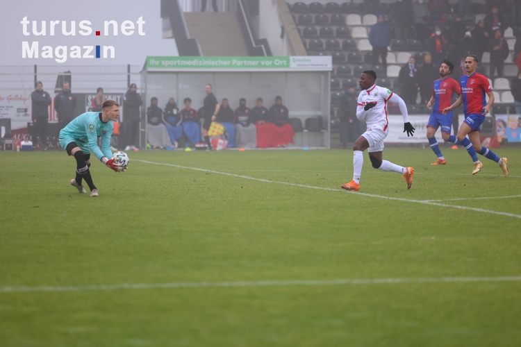 Shaibou Oubeyapwa KFC Uerdingen - Rot Weiß Oberhausen RL-West Spielfotos 11-12-2021