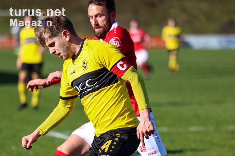 Thorsten Kogel VfB  Homberg Zlatko Janjic Rot-Weiss Essen Spielfotos 12-02-2022