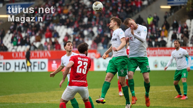 Rot-Weiss Essen vs. Preußen Münster Spielfotos 20-02-2022
