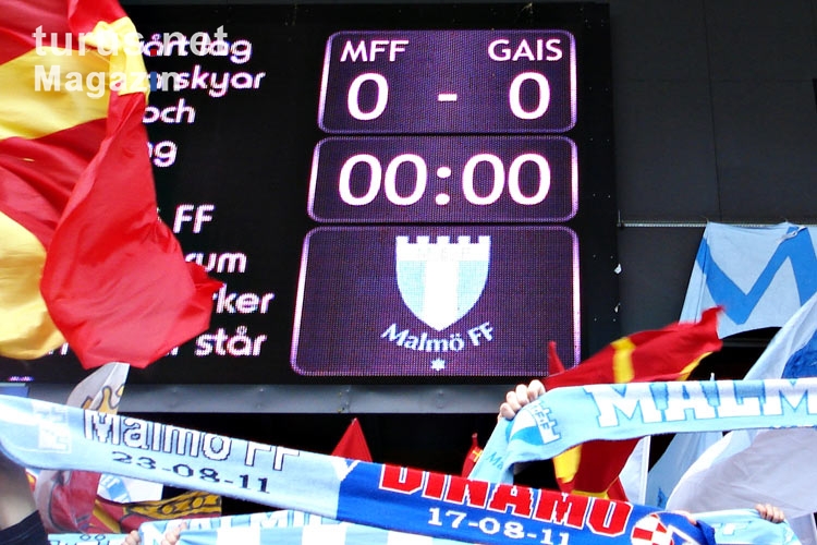 Fans von Malmö FF gegen GAIS Göteborg