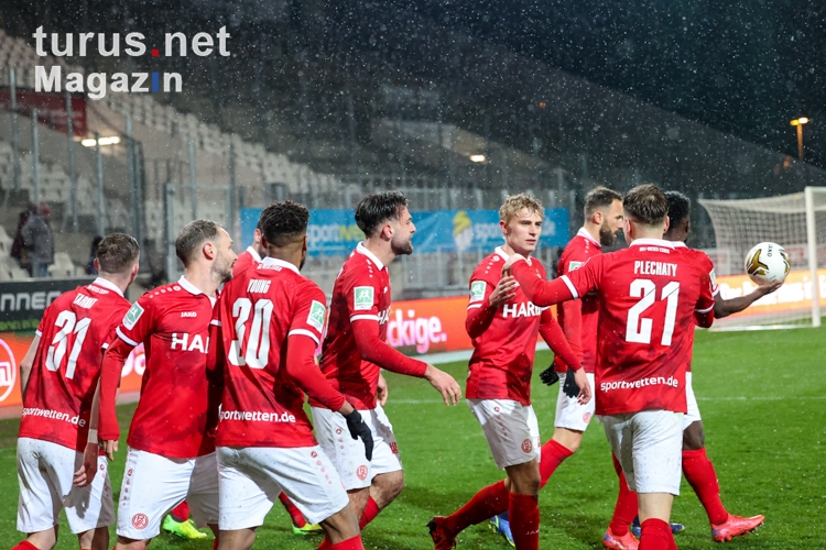 Rot-Weiss Essen Torjubel zum 1:0 über 1. FC Köln U21 01-04-2022